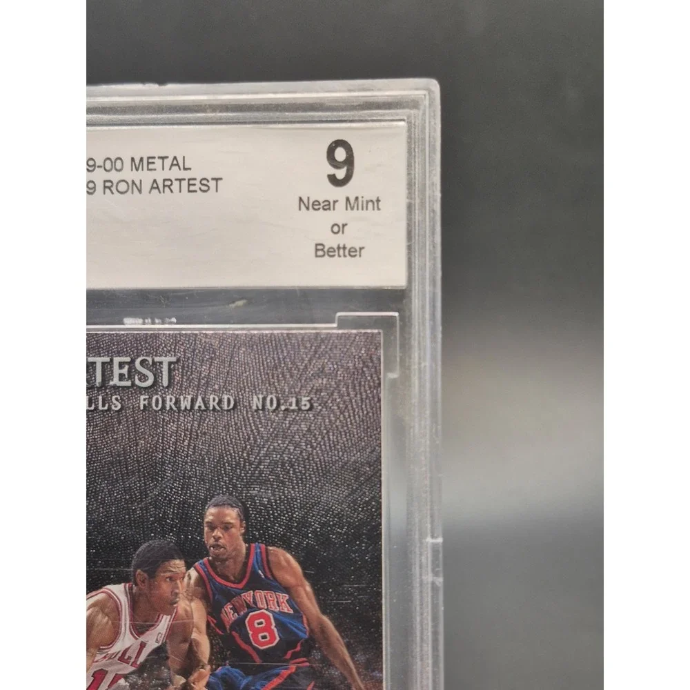 1999-00 Skybox Metal Ron Artest #159 Rookie Chicago Bulls BGGC 9 (RC)